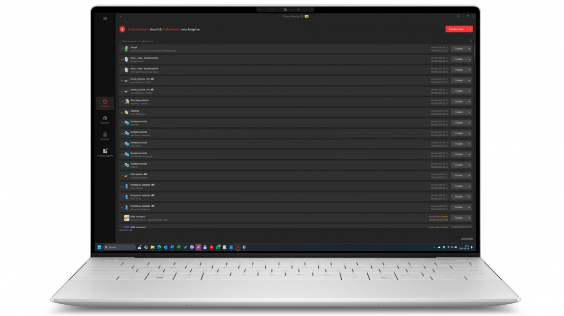 IObit Driver Booster 12 Pro teszt – kevesebb kékhalál, gyorsabb PC kép