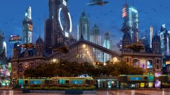 Cyberpunk térkapu nyílt a Nyugati téren kép