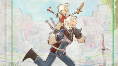 Cuki képregény mesél Geralt és Ciri kapcsolatáról kép