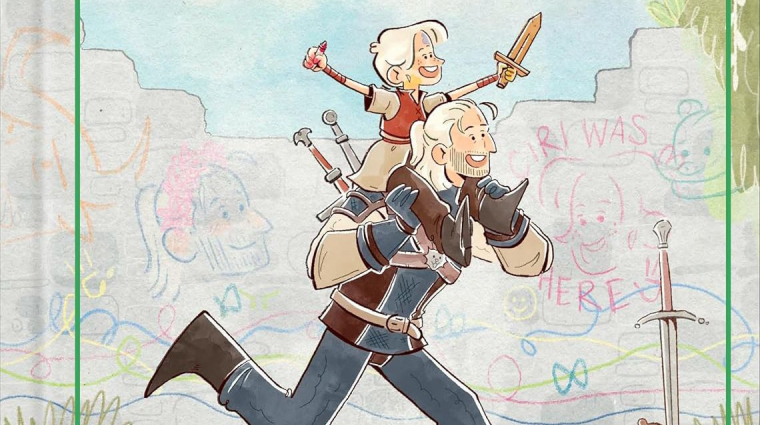Cuki képregény mesél Geralt és Ciri kapcsolatáról bevezetőkép