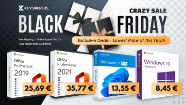 Brutális Black Friday akcióban zsákolhatod be a legjobb Windows és Office ajánlatokat kép
