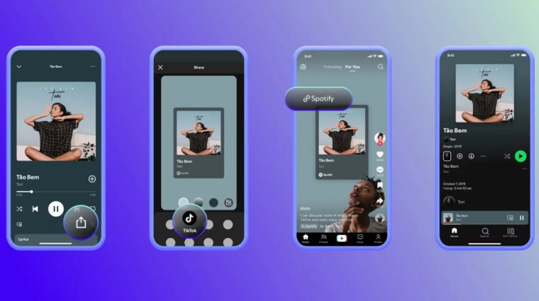 Sosem volt ilyen egyszerű Spotify dalokat megosztani a TikTokon kép