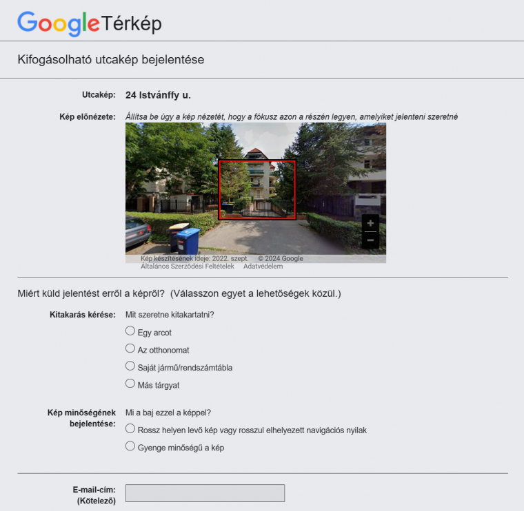 Ha elhomályosítod a házadat a Google Street View-n, könnyebb lesz kiszúrni, ha az átveréshez ezt a képet használják