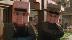 A Minecraft-filmben a falusiak döbbenetesen bénán néznek ki, a rajongók nem örülnek kép