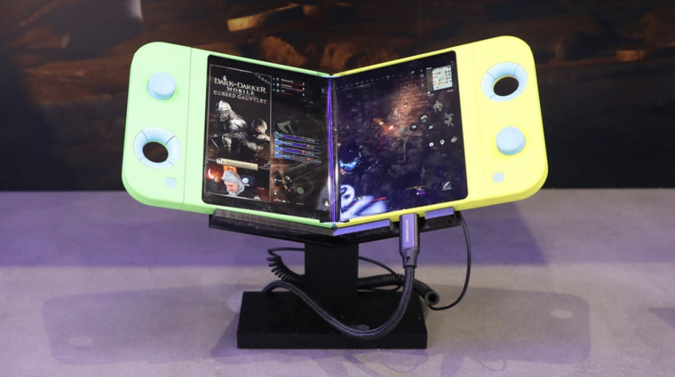 A Samsung bemutatta a Switch ihlette hajlítható kézi konzolját kép