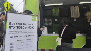 Food truckból árulja az RTX 50-es kártyákat az NVIDIA a GTC-n kép