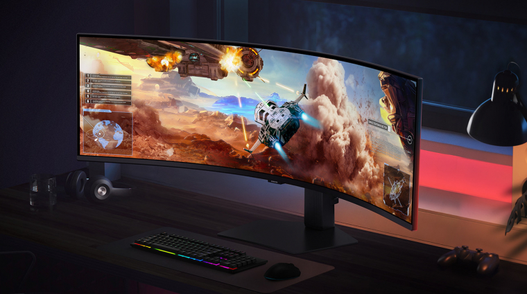 A Samsung három új monitort is bemutatott, köztük egy szemüvegmentes, 3D-s gaming kijelzővel kép