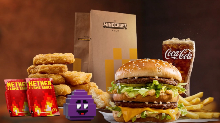 Exkluzív figurákkal és új szószokkal jön az Egy Minecraft film menü a magyar McDonald’sokba is bevezetőkép