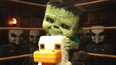 Valaki egy tényleges csirkét vitt be a Minecraft filmre kép