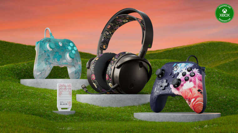 Virágmintás kontrollerek és egy 340 dolláros fejhallgató – itt a Designed for Xbox: Floral Collection kép