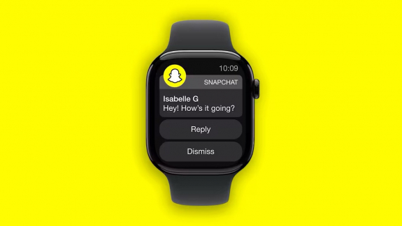 Apple Watchra is megjelent a Snapchat kép
