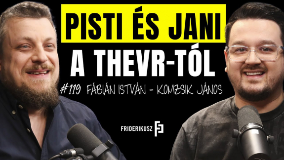 TheVR Pisti és Jani Friderikusz műsorában adott rendhagyó interjút kép