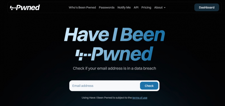 A www.haveibeenpwned.com weboldalon ellenőrizheted, hogy e-mail címed érintett-e a feltárt adatlopások bármelyikében