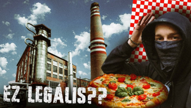 Urbex élőben: pizzát rendelt a Soproni Erőműbe a videós kép