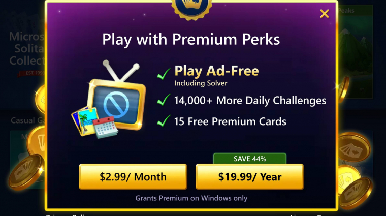 A Microsoft már az aknakeresőért is havidíjat kér