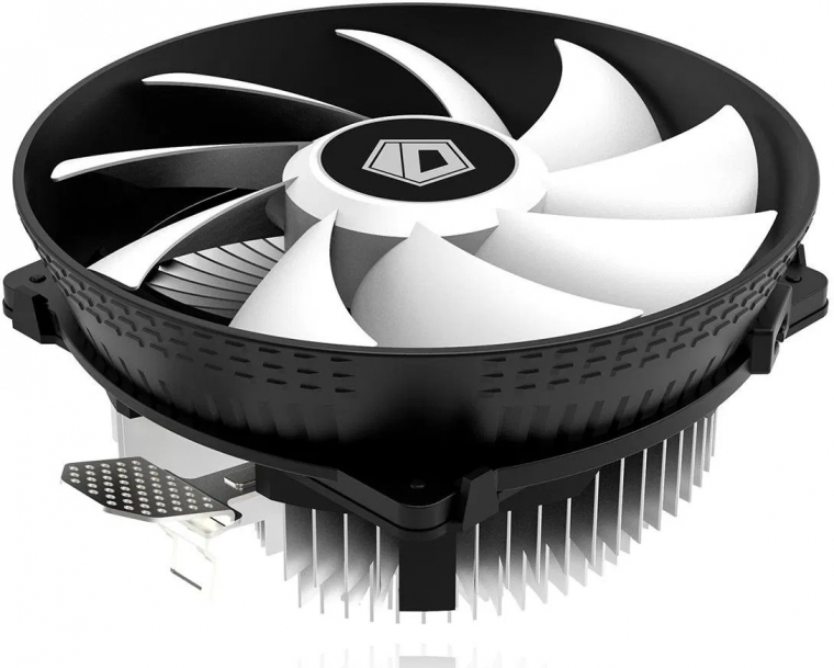 Kisméretű és alacsony fogyasztásra hangolt gépekbe semmi szükség toronyhűtőkre, a képen látható ID-COOLING megoldás egyszerű, csendes és 100 W TDP-ig remekül helytáll. Ha kell, RGB-fényjátékra is képes, 120 mm-es ventilátora PWM-vezérlésű, magassága pedig mindennel együtt mindössze 63 mm