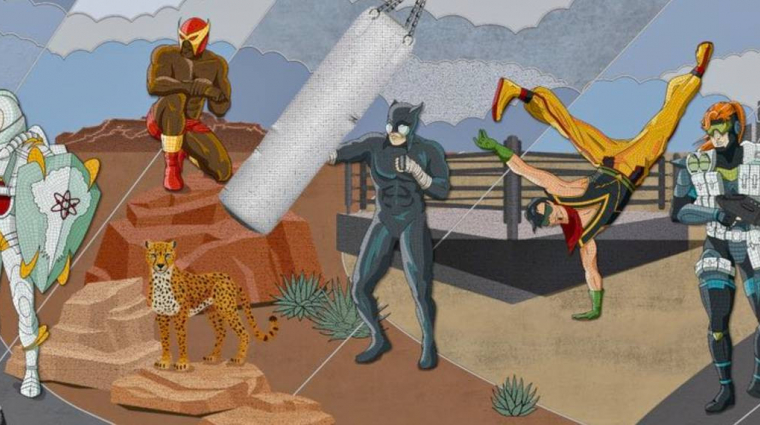 A DC-kánon rejtett hősei: James Gunn megmutatta a Supermanben látott Hall of Justice falképet bevezetőkép