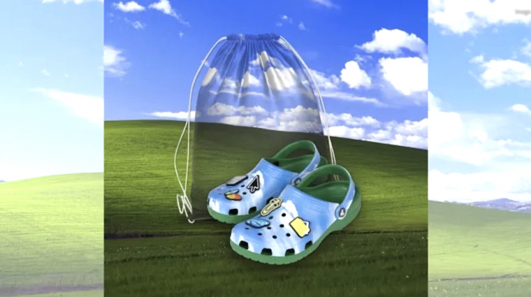 Rég akartunk valamit annyira, mint a Windows XP témájú Crocsot kép