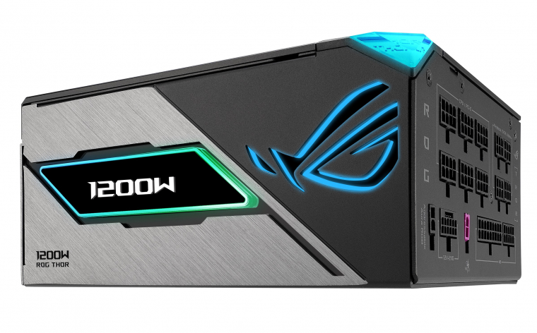 Racionálisabb választás az 1,2 kW-os, 80Plus Platinum minősítésű variáns, amihez ugyanúgy megkapod a Thor-extrákat. Igazi modding-barát az oldalanként cserélhető OLED-kijelző
