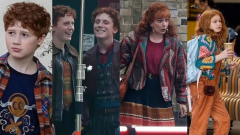 Forgatási fotókon a Harry Potter-sorozat Weasley családja kép