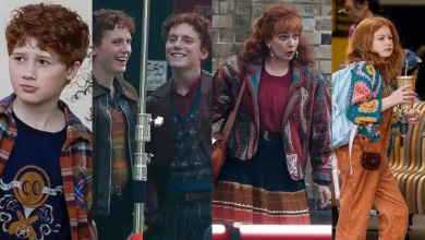 Forgatási fotókon a Harry Potter-sorozat Weasley családja kép