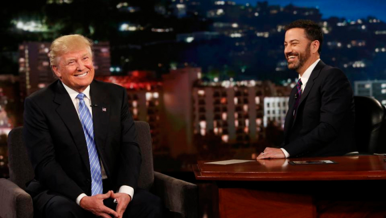 Jimmy Kimmel visszavágott, miután Donald Trump újra ki akarja rúgatni őt fókuszban