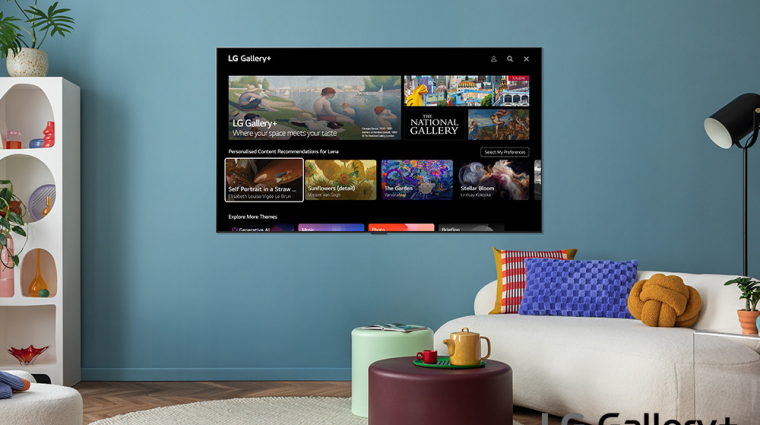 Az LG Gallery+ új dimenziót ad a tévéképernyőknek kép