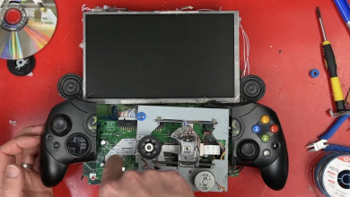 Így csinálj kézikonzolt a régi Xboxodból, ha túl sok időd és egy csomó ragasztód van kép