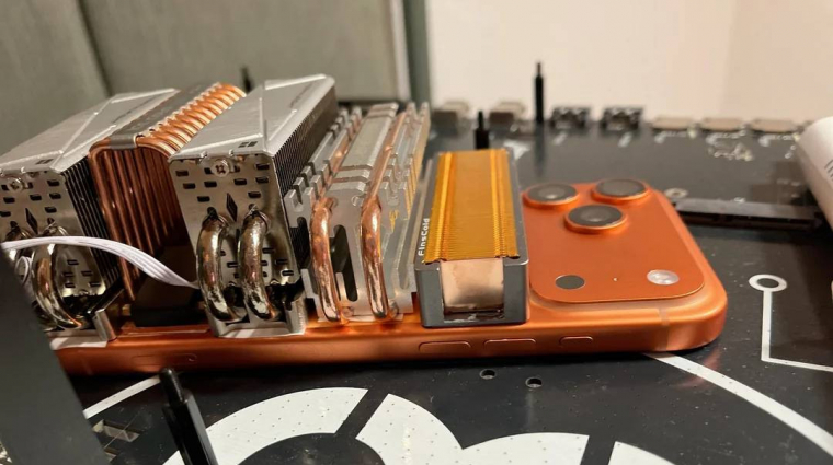 Ronda, de hatásos, ha telematricázod az iPhone 17 Pródat SSD hűtőkkel kép
