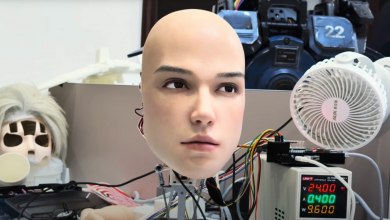 Félelmetesen élethű robotarcot mutatott be egy kínai cég kép
