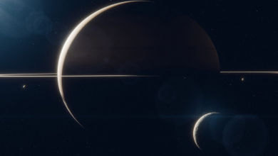 Szaturnusz Enceladus nevű holdján egykor élet létezhetett kép