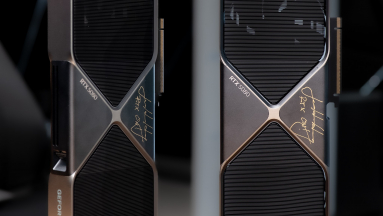 Két olyan RTX 5080-at sorsol ki az Nvidia, amit maga Jensen Huang írt alá kép