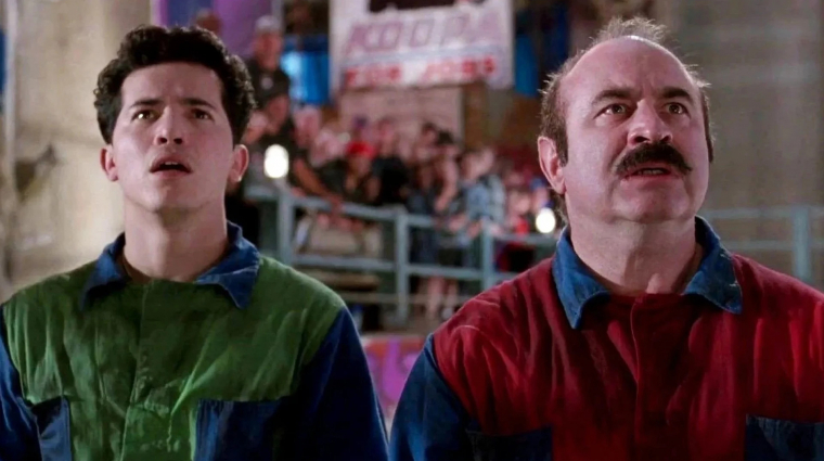 Az eredeti Super Mario Bros.-film majdnem egy Esőember-paródia lett bevezetőkép