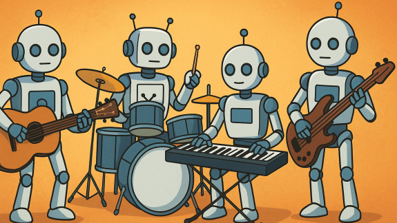 Egy férfi dalokat generált, botokkal hallgattatta őket és milliókat termelt vele kép