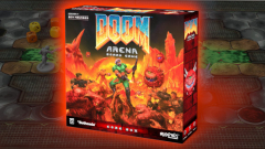 Iszonyatosan jónak tűnik az új Doom társasjáték kép