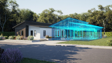 A gyár, ahol 45 perc alatt készül el egy lakóház kép