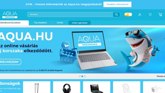 Újraindult az AQUA.hu – a cél, hogy visszavezessék a márkát a hazai élvonalba kép
