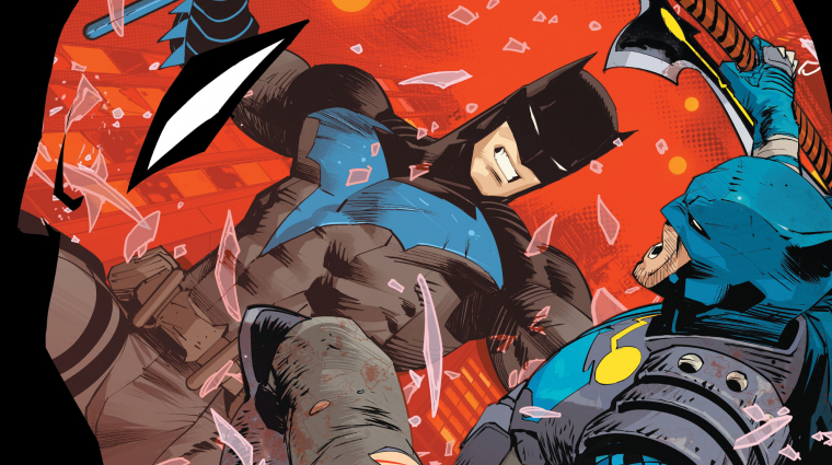 A Batmanek egymással bunyóznak a DC K.O. Knightfight második részében bevezetőkép