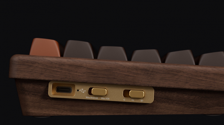 Gyönyörű fa billentyűzetet villantott a Keychron