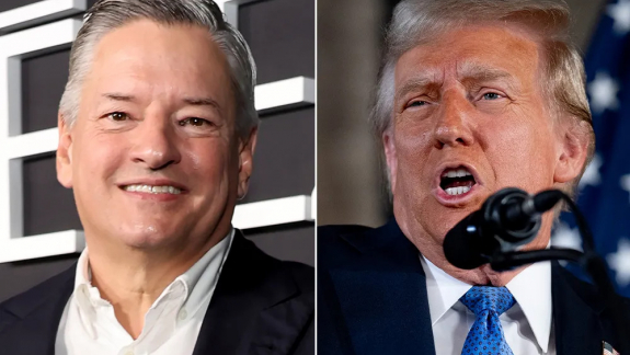 Sarandos találkozott Trumppal a Netflix-Warner Bros. üzlet előtt kép