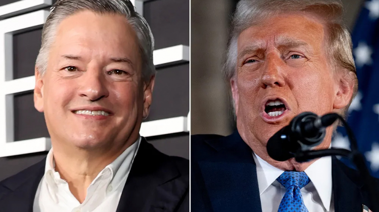 Sarandos találkozott Trumppal a Netflix-Warner Bros. üzlet előtt bevezetőkép