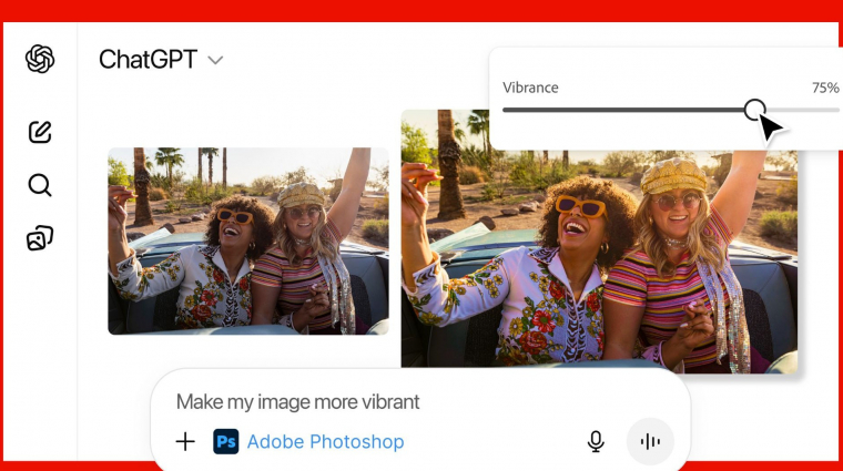 Már a Photoshop is beépült a ChatGPT-be kép