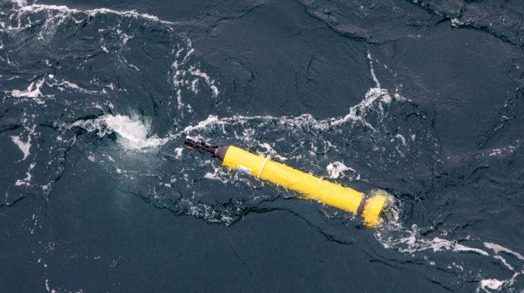 A jég alá merült robot nyolc hónap után tért vissza, és olyan adatokat hozott, amilyeneket még soha senki nem látott kép