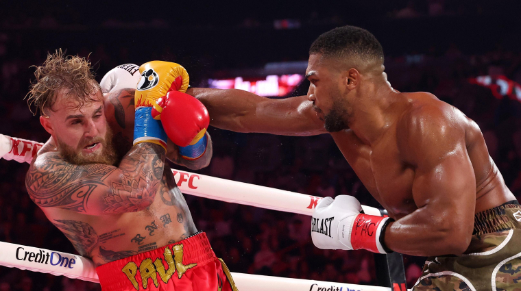 Anthony Joshua kiütötte Jake Pault, a youtuber állkapcsa is eltört bevezetőkép