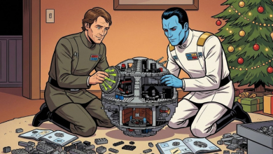 Az az igazi ünnep, amikor Galen Erso és Thrawn admirális épít közösen LEGO Halálcsillagot kép