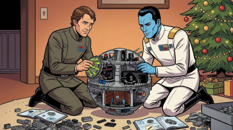 Az az igazi ünnep, amikor Galen Erso és Thrawn admirális épít közösen LEGO Halálcsillagot bevezetőkép