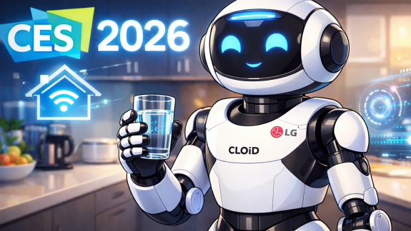 Otthoni segítőrobotot mutat be a CES 2026-on az LG kép