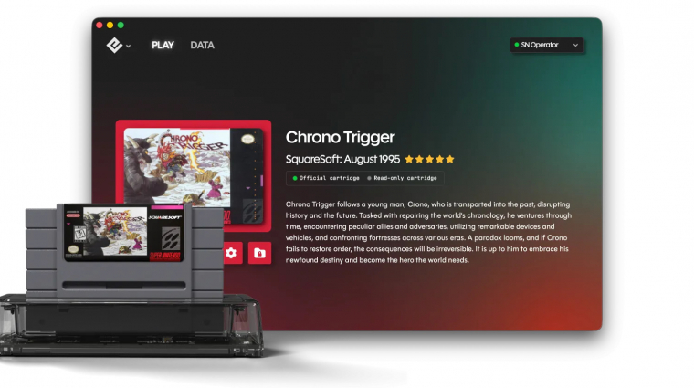 A retró játékok szerelmeseinek szól ez a SNES kazetta-olvasó kép