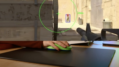 Ez az egérpad helyetted céloz kép