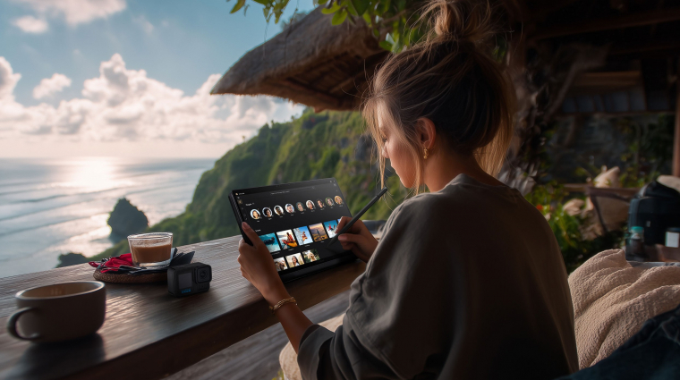 A világ összes memóriáját belepakolták az ASUS és GoPro közösen megálmodott notebookjába kép